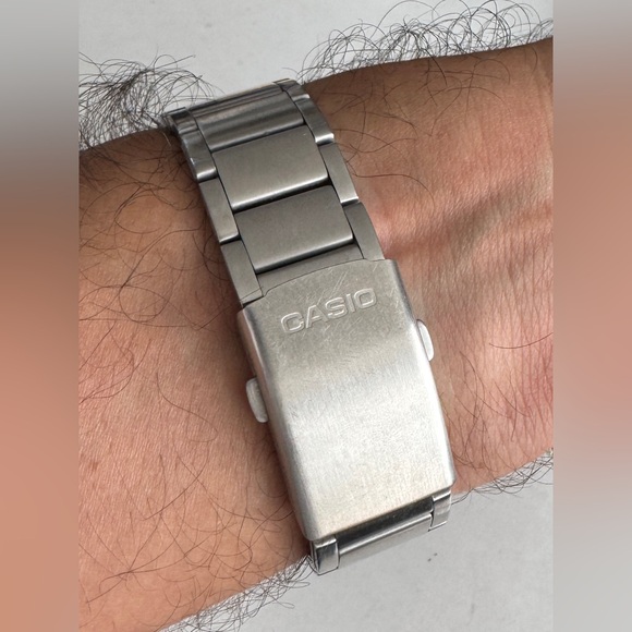 Casio Men's Core MTP1291D-1A2V Black Stainless-Steel Quartz Fashion Watch - Picture 6 of 8